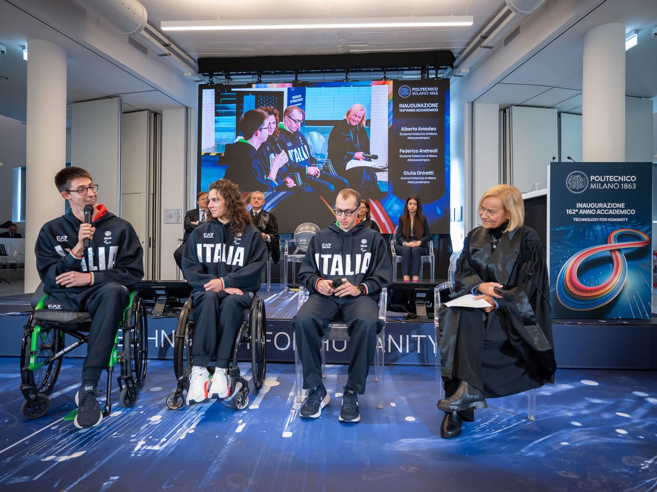 Alberto Amodeo, Giulia Ghiretti, Federico Andreoli, Donatella Sciuto class=